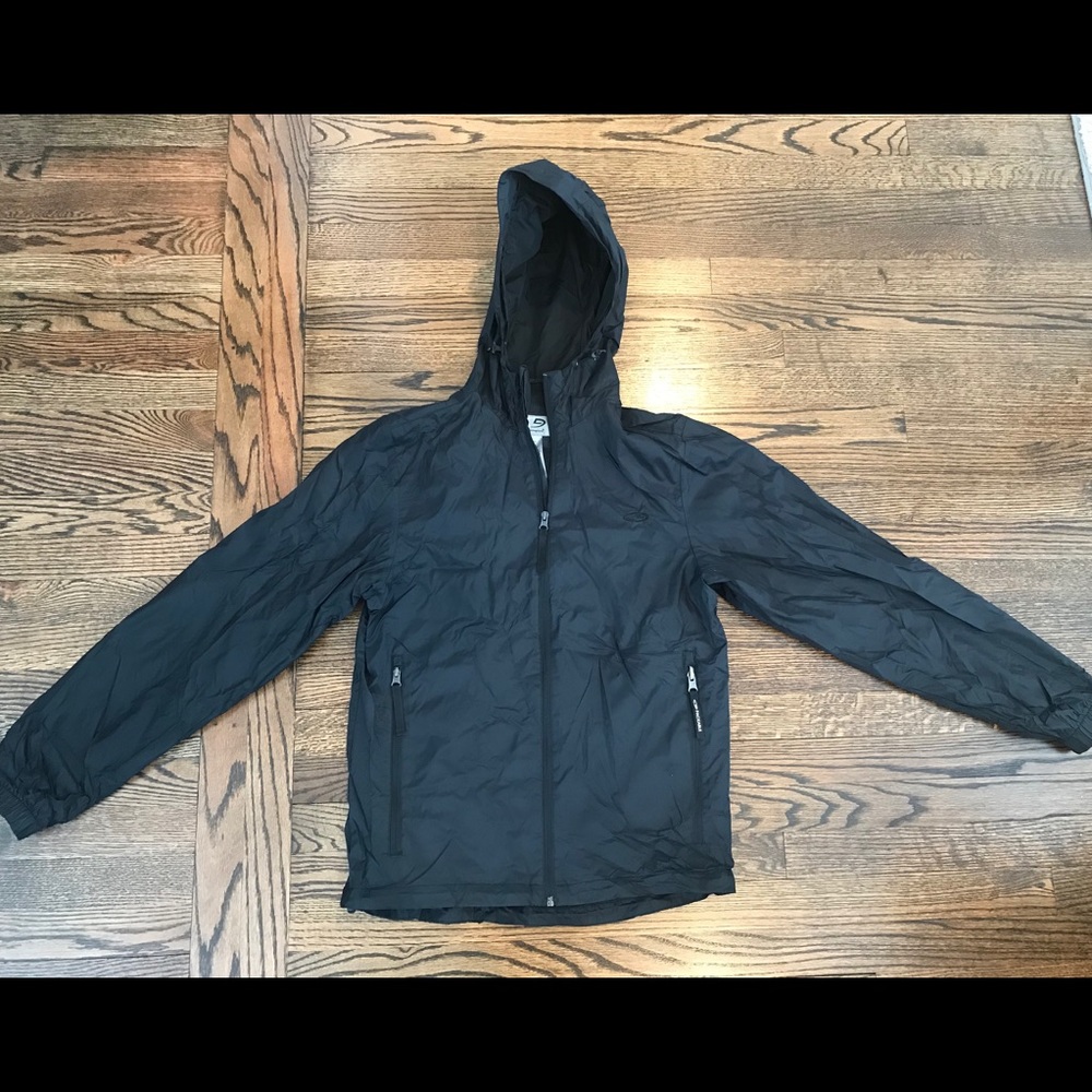 Black Size Small Champion Rain Coat